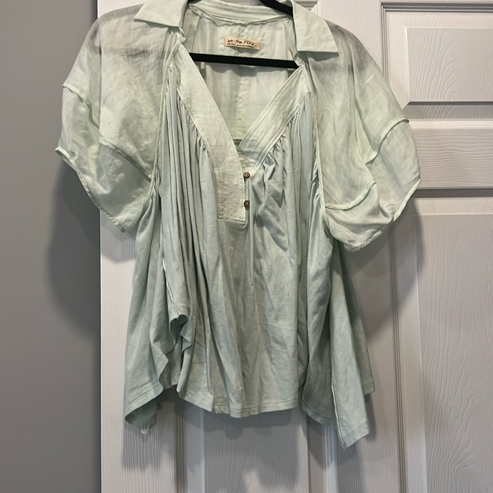 NWOT We The Free Sunday Baby Doll Top Size XS